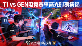 T1对阵GEN电竞赛事高光时刻集锦
